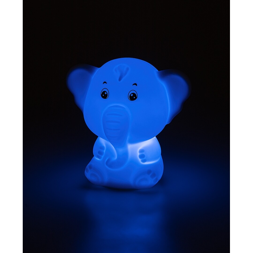 Rabalux - LED RGB Touch Nightlight LED/0,05W/1xCR2032 Elephant