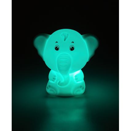 Rabalux - LED RGB Touch Nightlight LED/0,05W/1xCR2032 Elephant