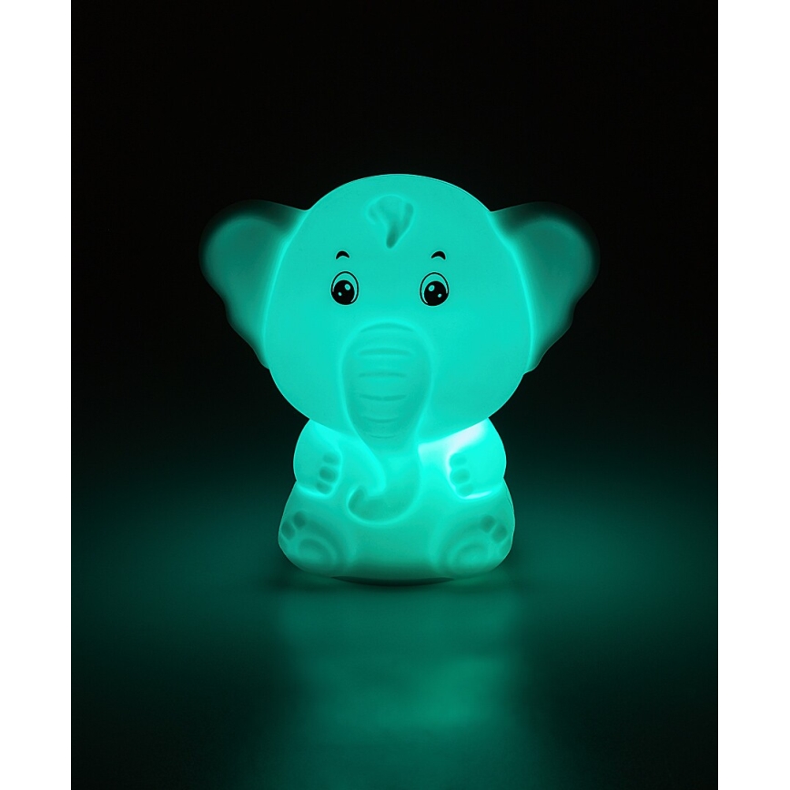 Rabalux - LED RGB Touch Nightlight LED/0,05W/1xCR2032 Elephant