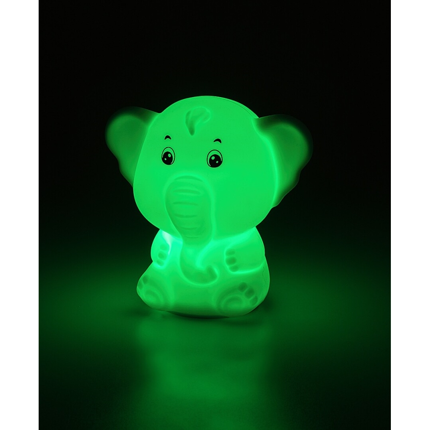 Rabalux - LED RGB Touch Nightlight LED/0,05W/1xCR2032 Elephant