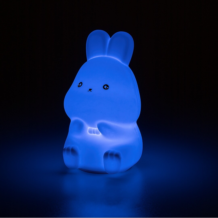 Rabalux - RGB LED Touch-Activated Night Light LED/0.05W/1xCR2032 Rabbit
