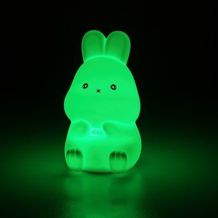 Rabalux - RGB LED Touch-Activated Night Light LED/0.05W/1xCR2032 Rabbit