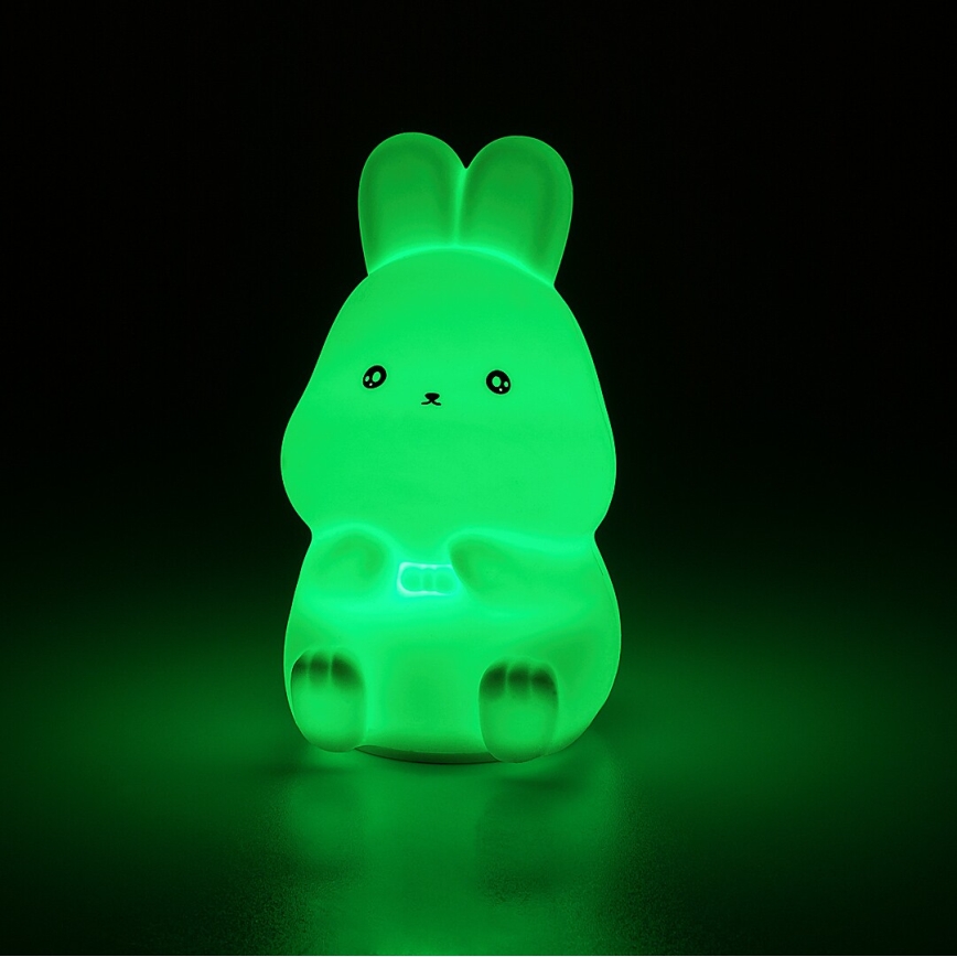 Rabalux - RGB LED Touch-Activated Night Light LED/0.05W/1xCR2032 Rabbit