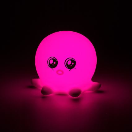 Rabalux - LED RGB Touch-Activated Night Light LED/0,05W/1xCR2032 Octopus