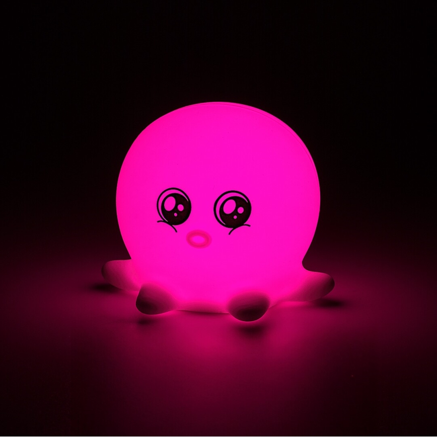 Rabalux - LED RGB Touch-Activated Night Light LED/0,05W/1xCR2032 Octopus