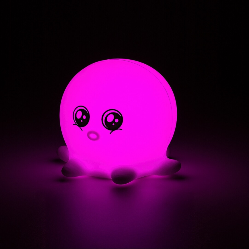 Rabalux - LED RGB Touch-Activated Night Light LED/0,05W/1xCR2032 Octopus