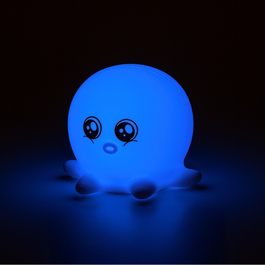 Rabalux - LED RGB Touch-Activated Night Light LED/0,05W/1xCR2032 Octopus