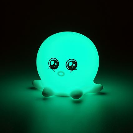 Rabalux - LED RGB Touch-Activated Night Light LED/0,05W/1xCR2032 Octopus