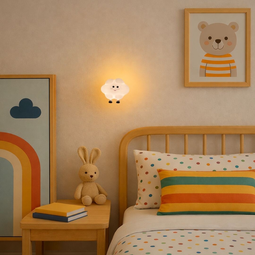 Rabalux - LED Dimmable Rechargeable Touch-Activated Kids' Night Light LED/2.7W/5V 200 mAh Cloud