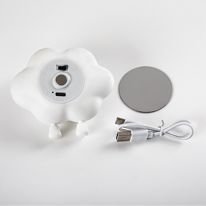 Rabalux - LED Dimmable Rechargeable Touch-Activated Kids' Night Light LED/2.7W/5V 200 mAh Cloud