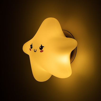 Rabalux - Dimmable Rechargeable Touch-Control LED Night Light for Kids LED/2,7W/5V 200 mAh Star
