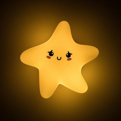 Rabalux - Dimmable Rechargeable Touch-Control LED Night Light for Kids LED/2,7W/5V 200 mAh Star
