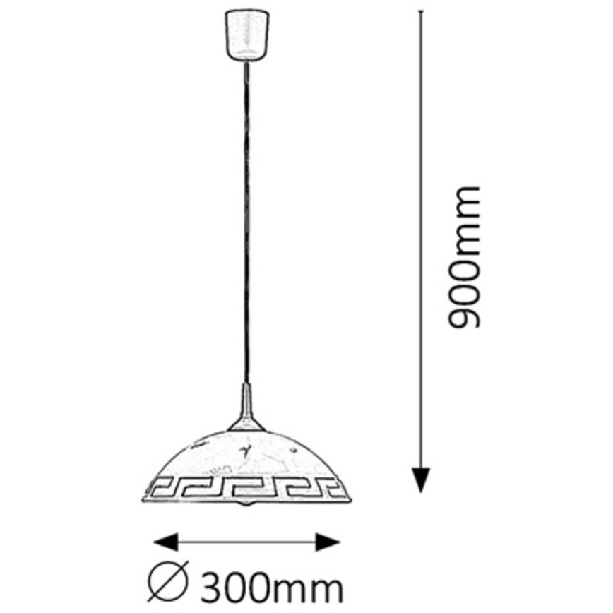 Rabalux - chandelier 1xE27/60W/230V