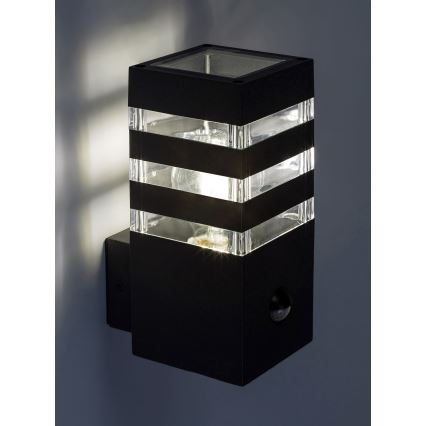 Rabalux - Outdoor wall light with a sensor 1xE27/12W/230V IP44