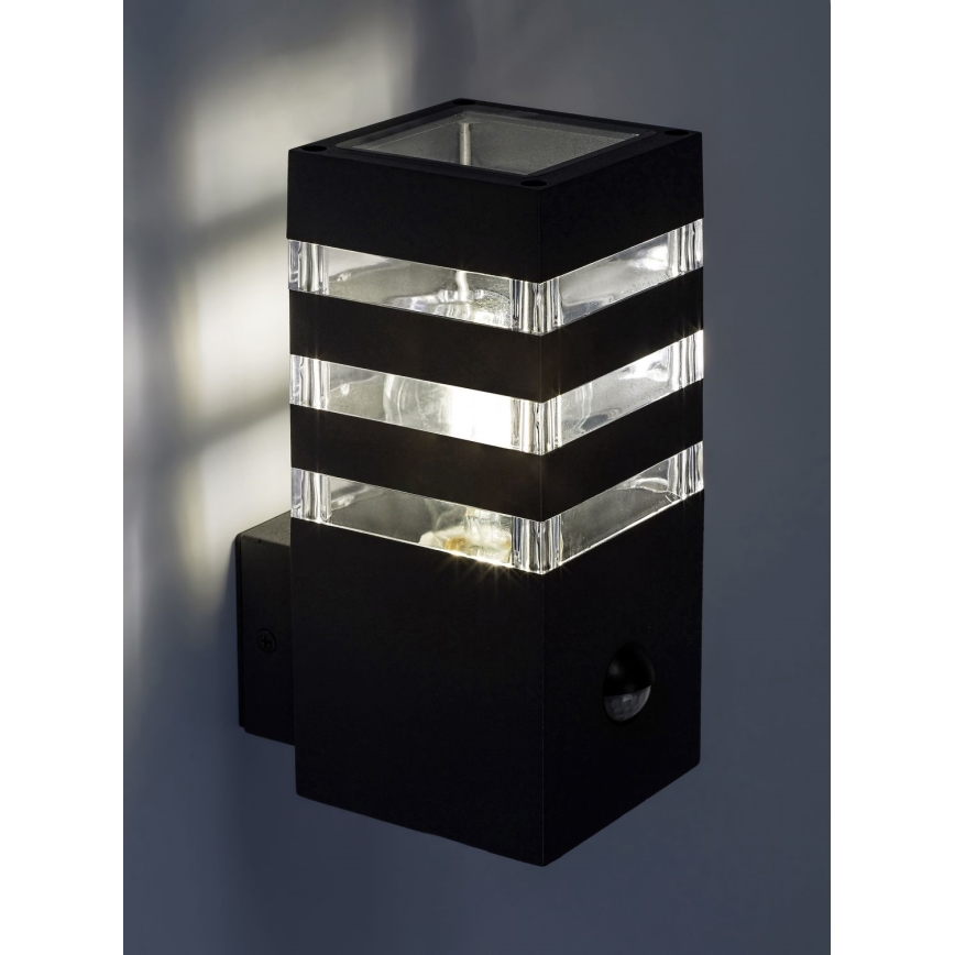 Rabalux - Outdoor wall light with a sensor 1xE27/12W/230V IP44