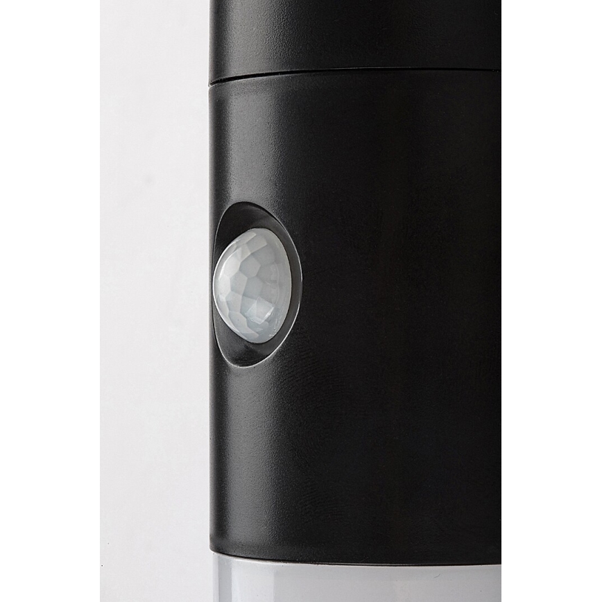 Rabalux - LED RGB Solar wall light with sensor LED/1W/3,7V IP44 black