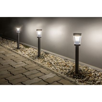 Rabalux - LED Solar lamp LED/3W/3,7V IP65 anthracite 2000 mAh