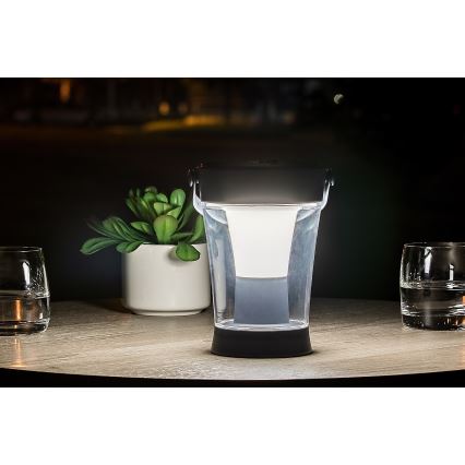Rabalux - LED RGB Dimmable solar light LED/3W/3,7V IP54 anthracite 2000 mAh
