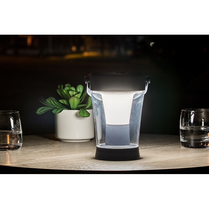 Rabalux - LED RGB Dimmable solar light LED/3W/3,7V IP54 anthracite 2000 mAh