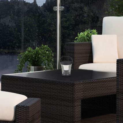 Rabalux - LED RGB Dimmable solar light LED/3W/3,7V IP54 anthracite