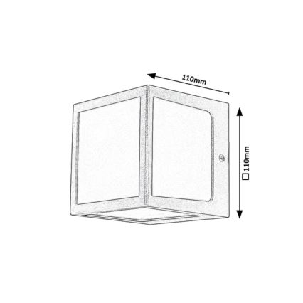 Rabalux - LED Outdoor wall light LED/10W/230V IP54 anthracite