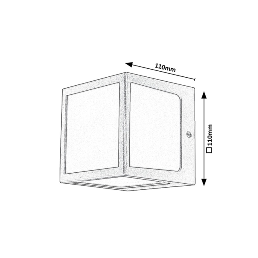 Rabalux - LED Outdoor wall light LED/10W/230V IP54 anthracite