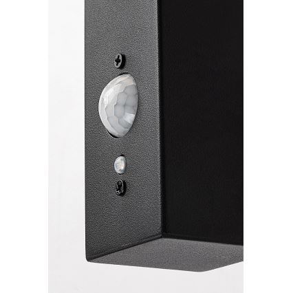 Rabalux - LED Solar wall light with sensor LED/4W/230V IP44 black 2200 mAh
