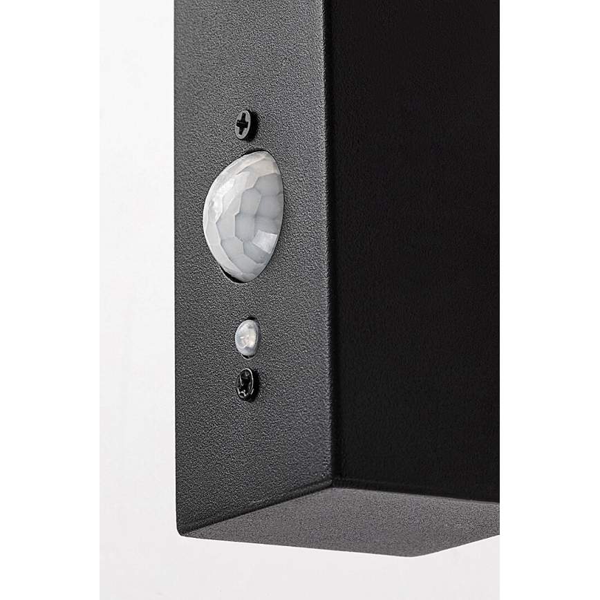 Rabalux - LED Solar wall light with sensor LED/4W/230V IP44 black 2200 mAh