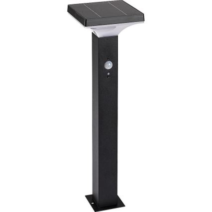 Rabalux - LED Solar lamp with sensor LED/4W/3,7V IP44 black