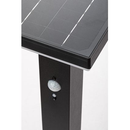 Rabalux - LED Solar lamp with sensor LED/4W/3,7V IP44 black
