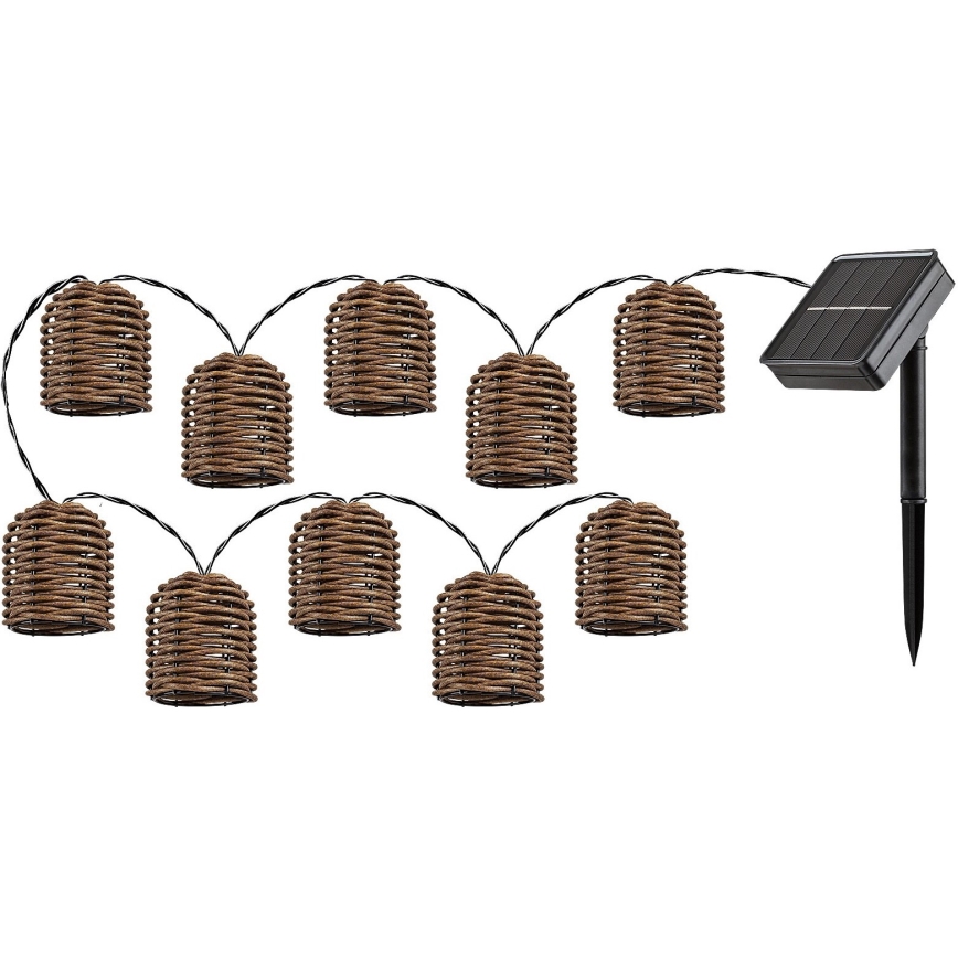 Rabalux - LED Solar chain 10xLED/0,6W/1,2V 5 m IP44 600 mAh