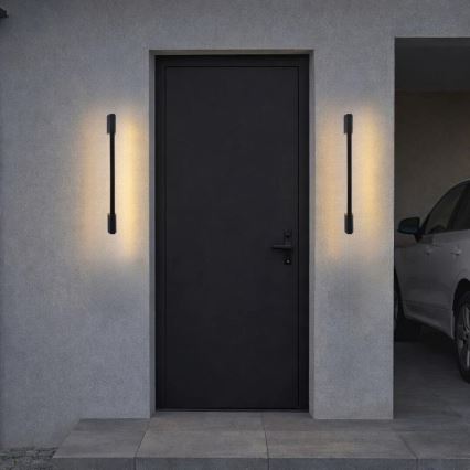 Rabalux - LED Outdoor Wall Light, 8W, 230V, IP54, 59.5 cm, Black