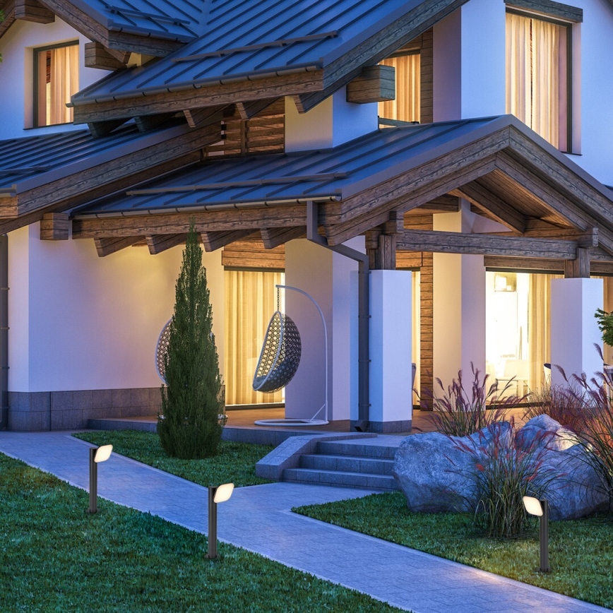 Rabalux - LED Outdoor flexible lamp LED/12W/230V IP44 50 cm black