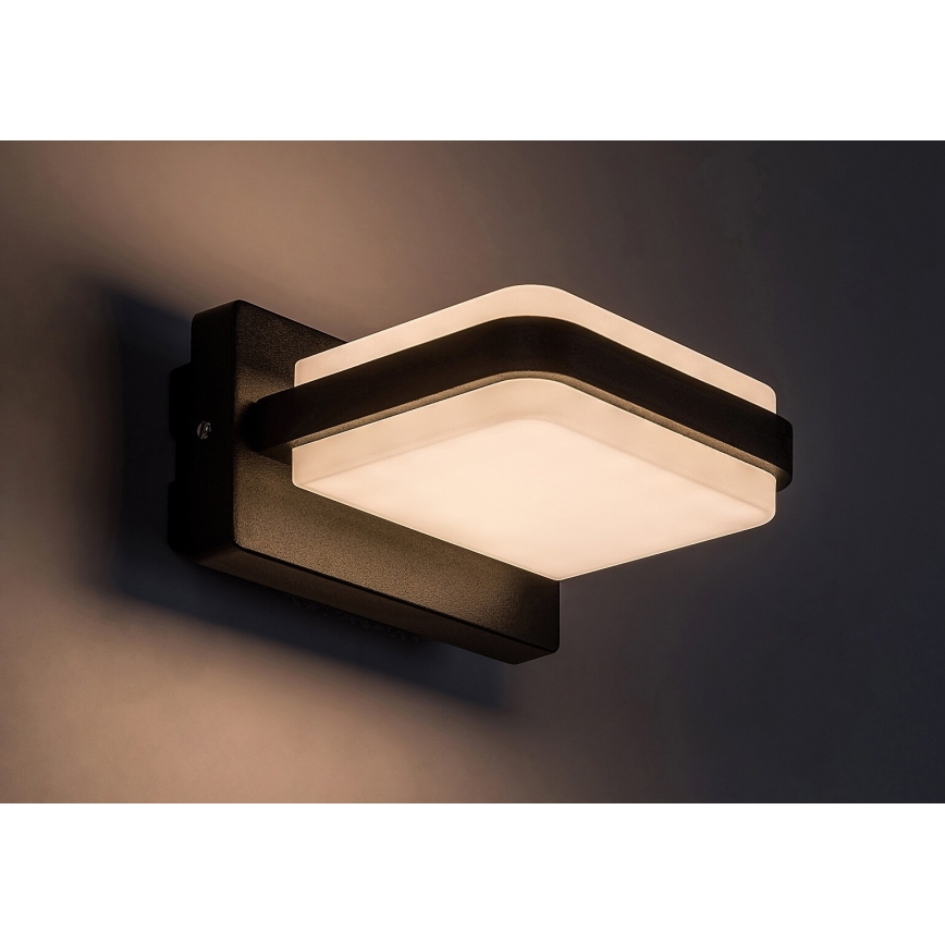 Rabalux - LED Outdoor wall light LED/12W/230V IP44 black