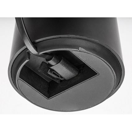 Rabalux - LED Dimmable touch rechargeable table lamp LED/5W/5V IP44 black