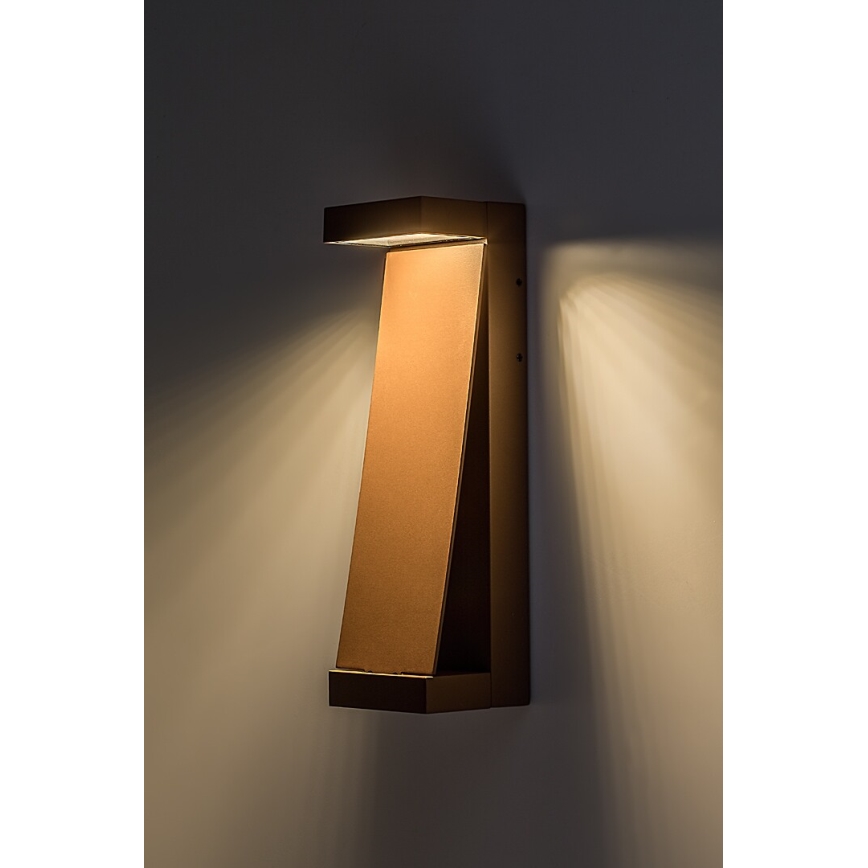 Rabalux - LED Outdoor Wall Light LED/13W/230V IP65 Brown