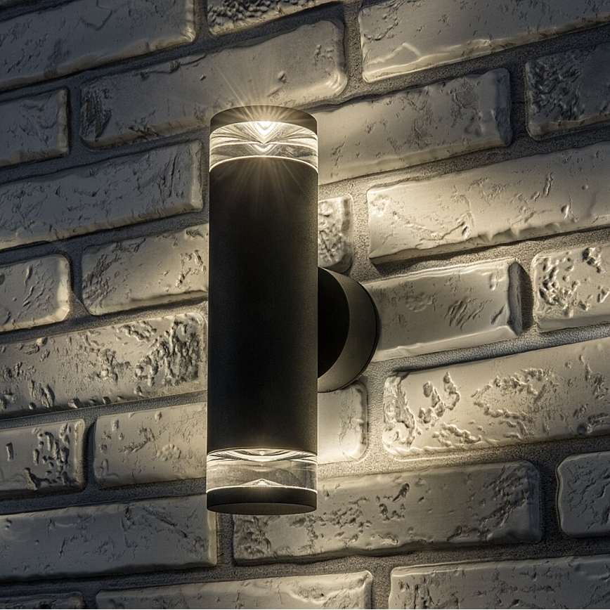 Rabalux - Outdoor wall light 2xGU10/10W/230V IP54 anthracite
