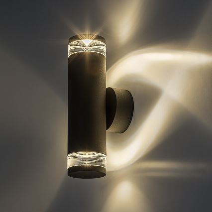 Rabalux - Outdoor wall light 2xGU10/10W/230V IP54 anthracite