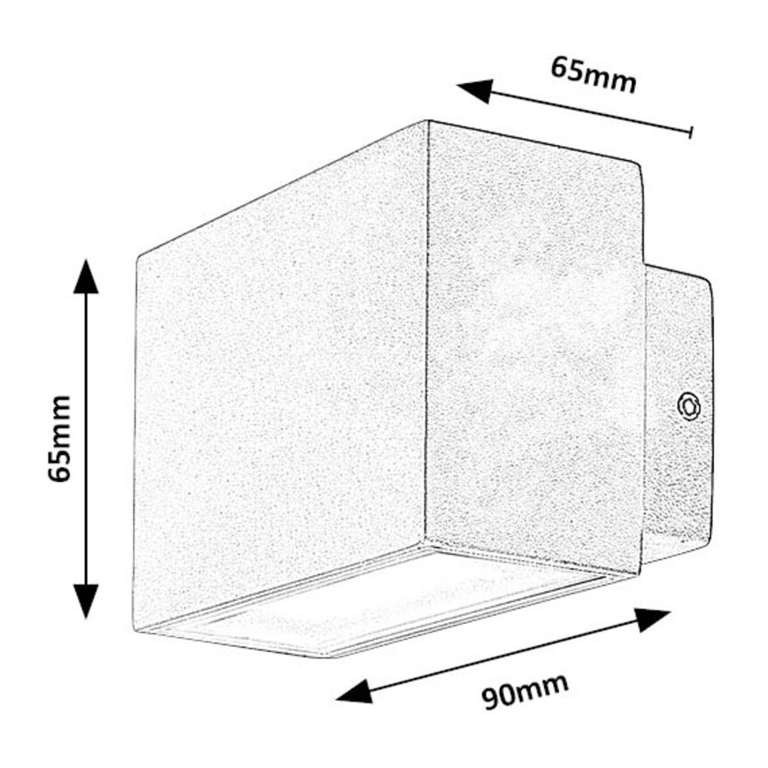 Rabalux - LED Outdoor wall light LED/7W/230V IP54 white