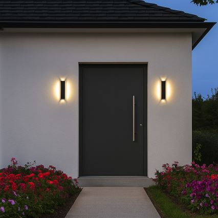 Rabalux - LED Outdoor Wall Light LED/18W/230V IP54 black