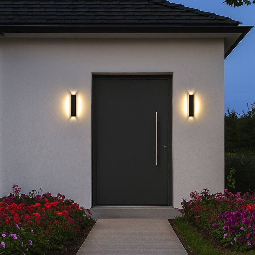 Rabalux - LED Outdoor Wall Light LED/18W/230V IP54 black