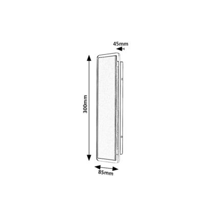 Rabalux - LED Outdoor Wall Light LED/18W/230V IP54 black