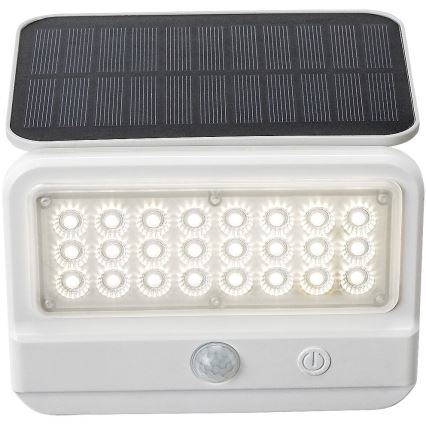 Rabalux - LED Solar wall light with sensor LED/7W/3,7V IP54 white