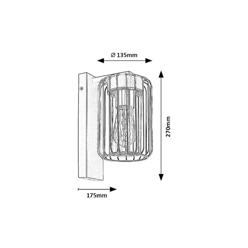 Rabalux - Outdoor wall light 1xE27/40W/230V IP44