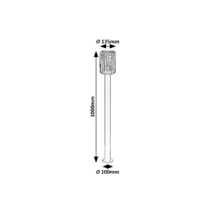 Rabalux - Outdoor lamp 1xE27/40W/230V IP44