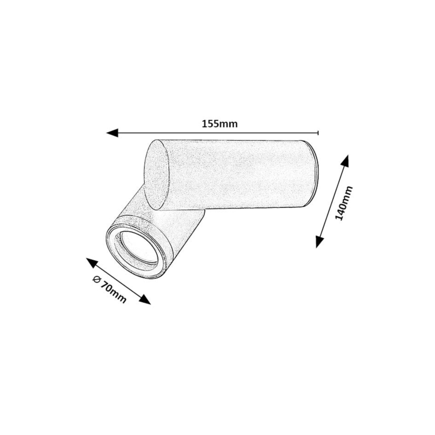 Rabalux - Outdoor wall light 1xGU10/35W/230V IP44