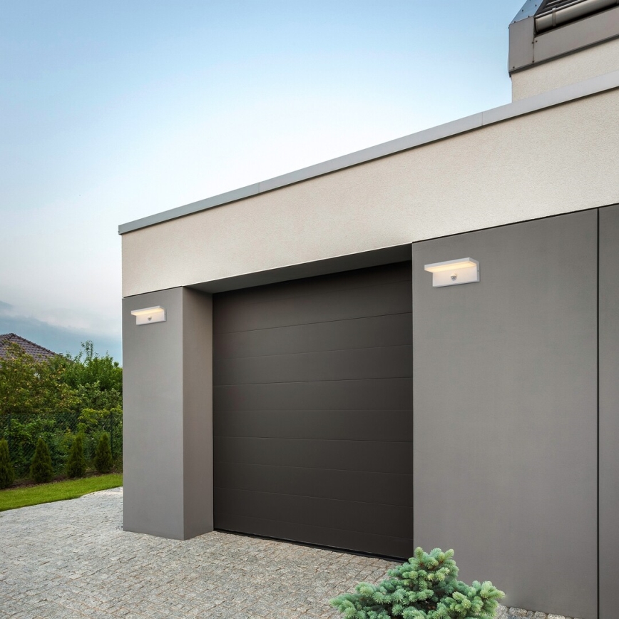 Rabalux - LED Outdoor wall light with a sensor LED/9W/230V 2700/4000/6500K IP54 white