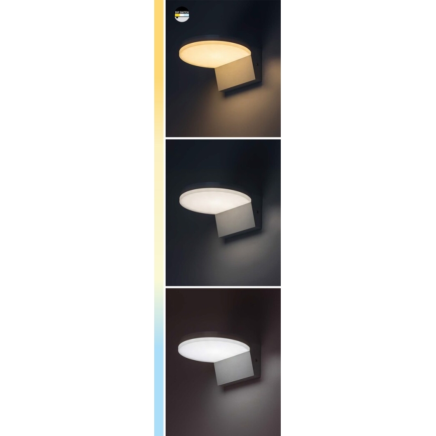 Rabalux - LED Outdoor wall light LED/9W/230V 2700/4000/6500K IP54 white