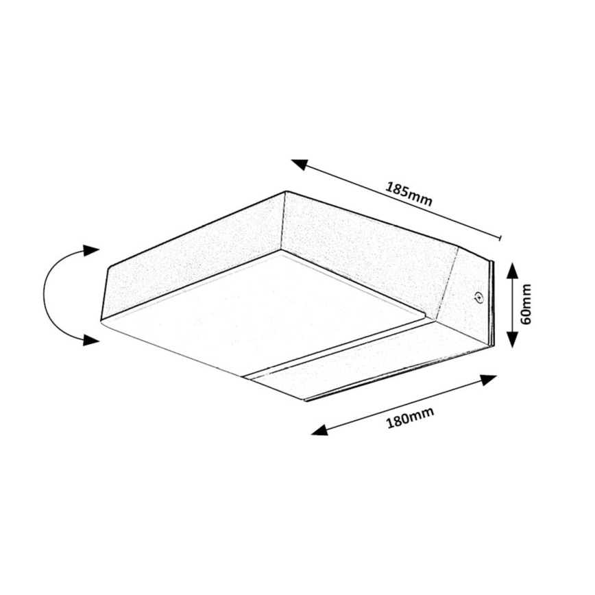 Rabalux - LED Outdoor wall light LED/14W/230V 2700/4000/6500K IP54