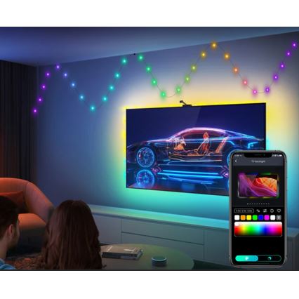 Rabalux - LED RGB Strip LED/3,2W/5V 10m IP44 Wi-Fi + remote control